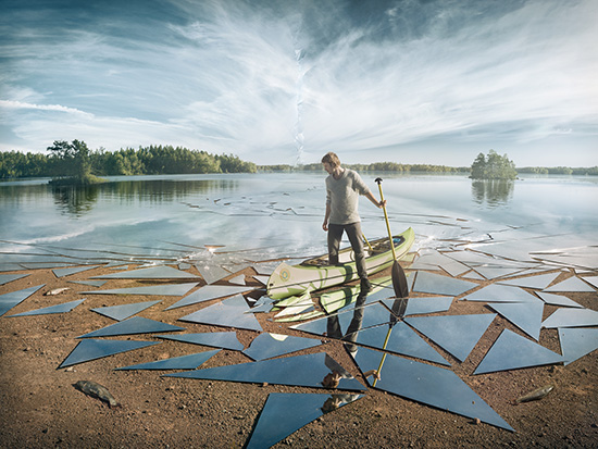 broken mirror lake image