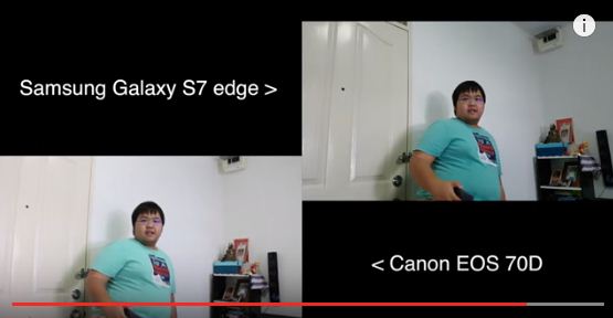 canon 70D Samsung S7