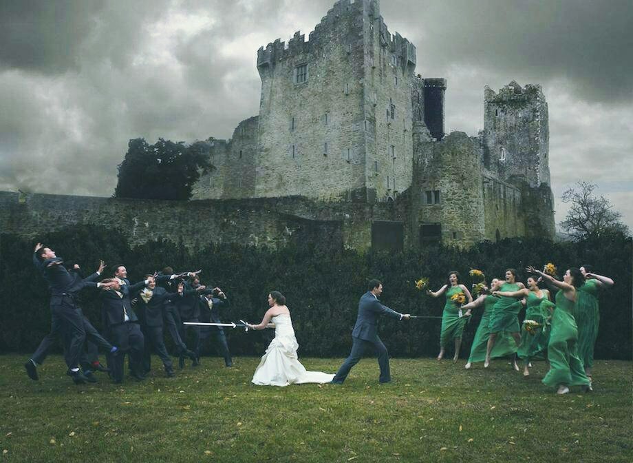 unusual fantasy wedding photo