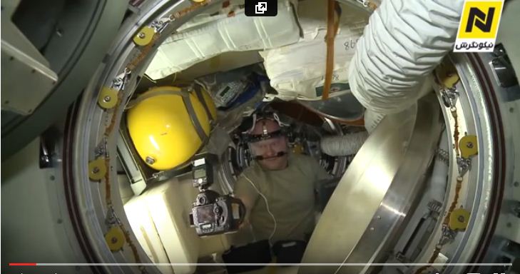 astronaut selfie photograph space